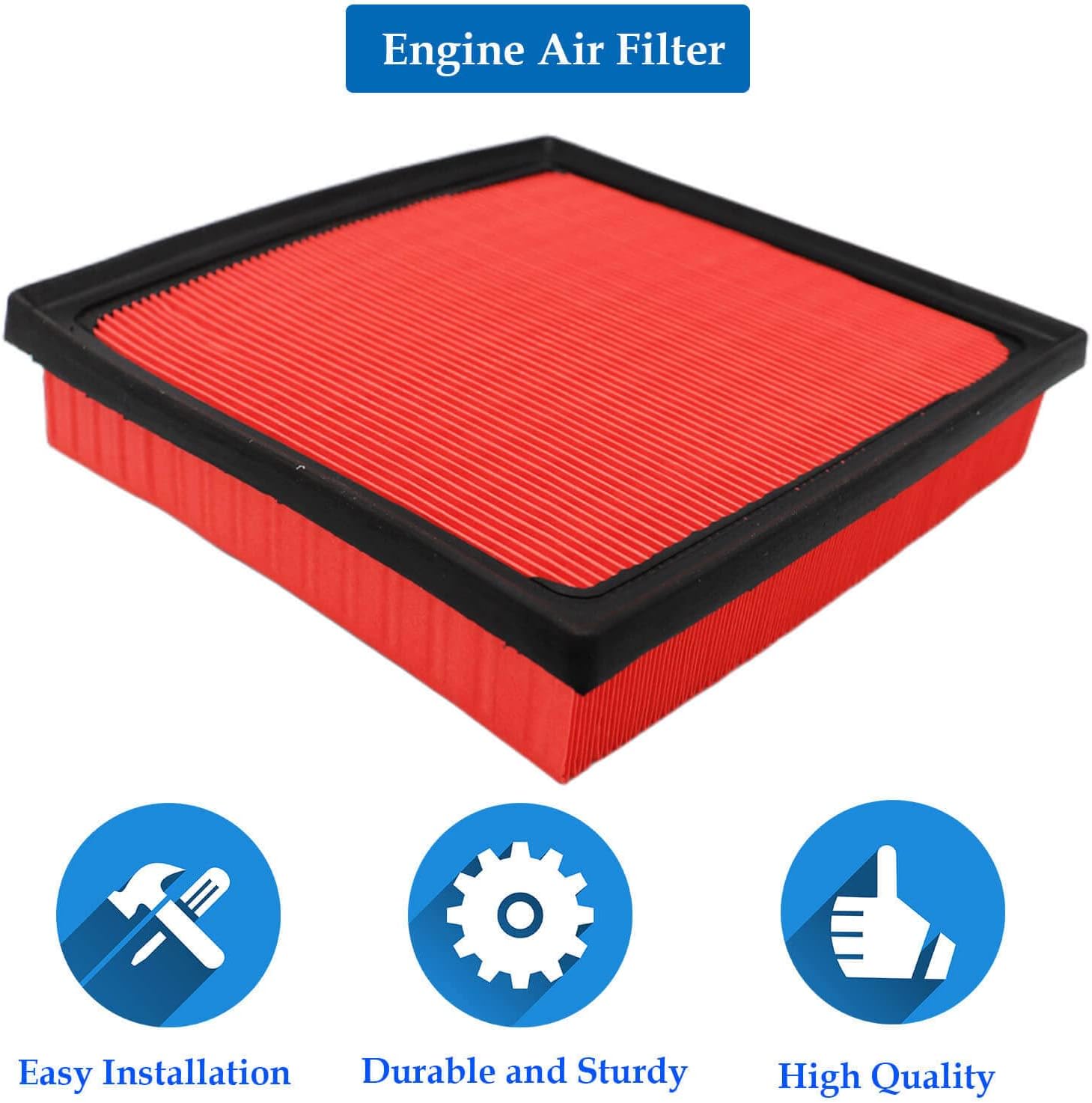 ACCYPRO Engine Air Filter 17801-25020 Compatible with 2018-2022 Camry, 2020-2022 Highlander,2019-2022 RAV4,2019-2022 AVALON,2019-2022 ES350