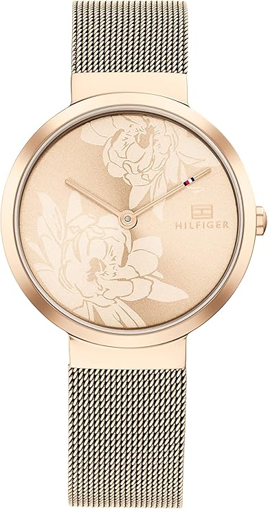 Tommy Hilfiger Women's Analog Quartz Watch with Gold Strap 1782471