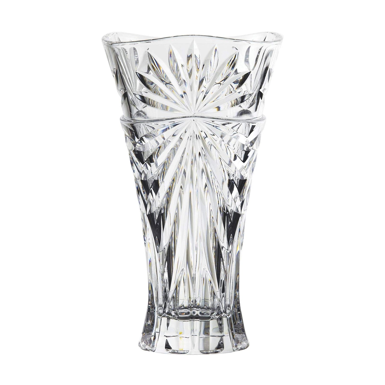 RCR Romola Crystal Vase , Clear