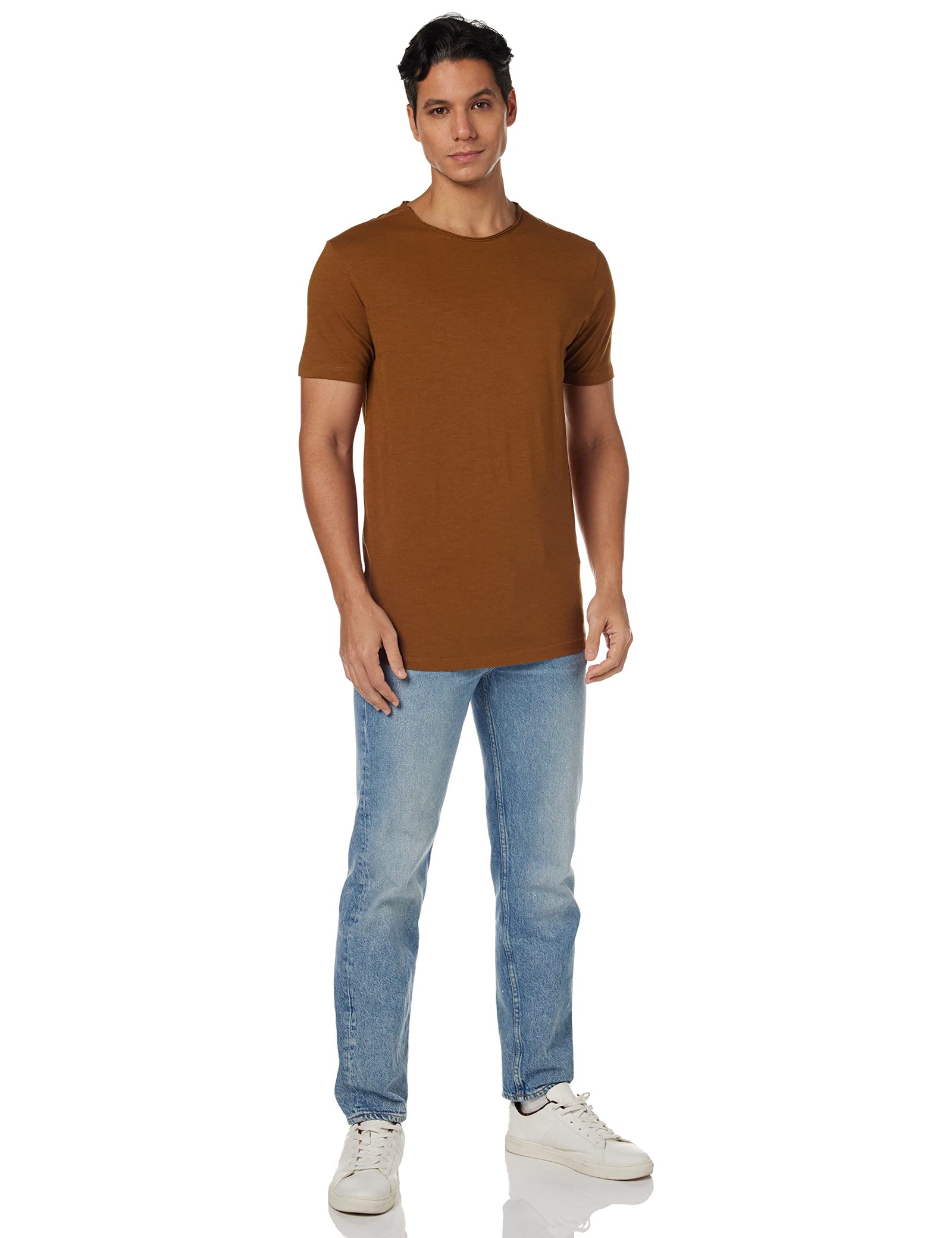 Jack & Jones mens Basher O-Neck T-Shirt (pack of 1)