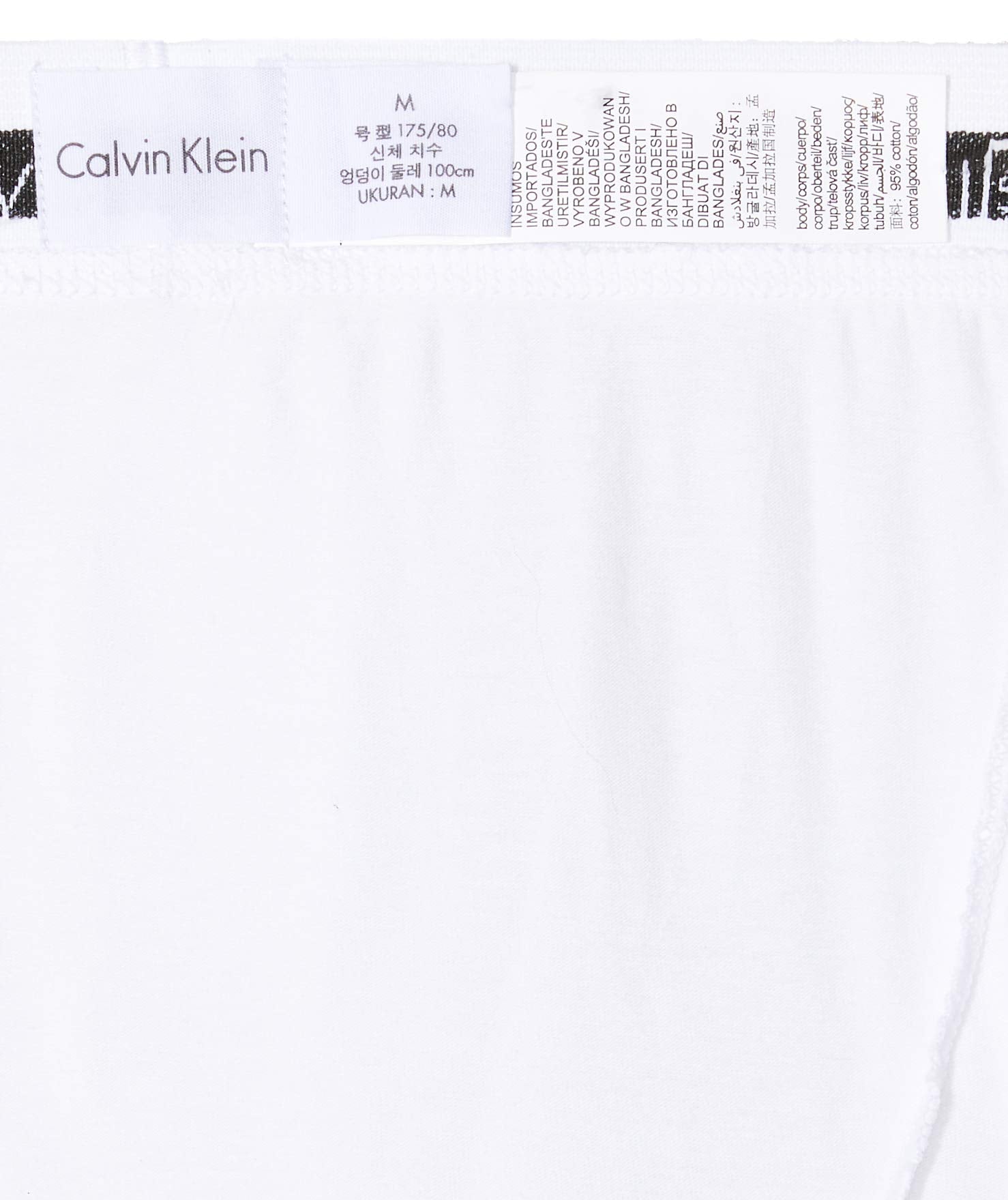 Calvin Klein Men's 3P Low Rise Trunks (pack of 3) , WHITE , XS