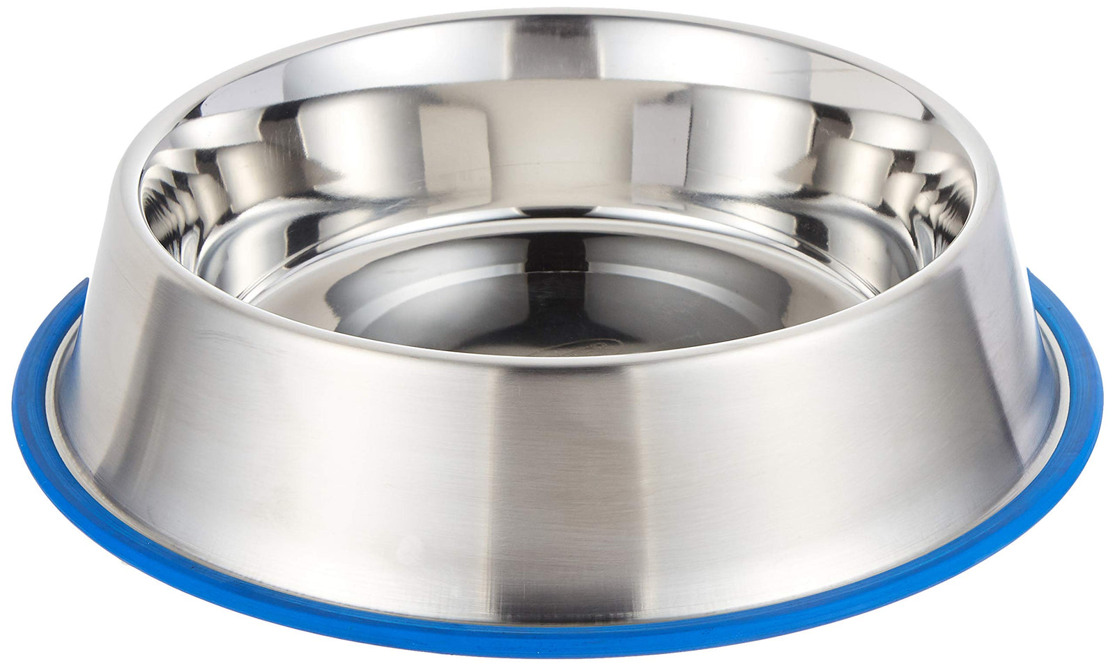 Kruuse Buster Stainless Steel Bowl with Blue Base - 0.45L