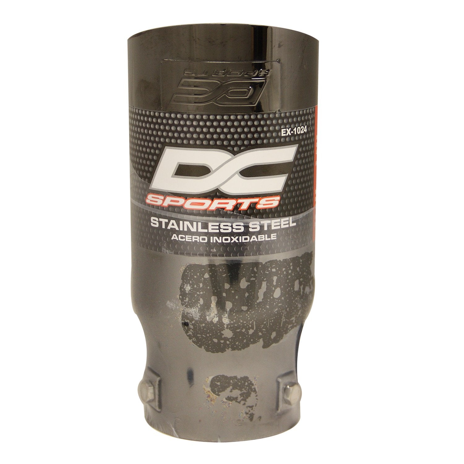 DC Sports Ex-1024 Omega Black Chrome Round Exhaust Tip