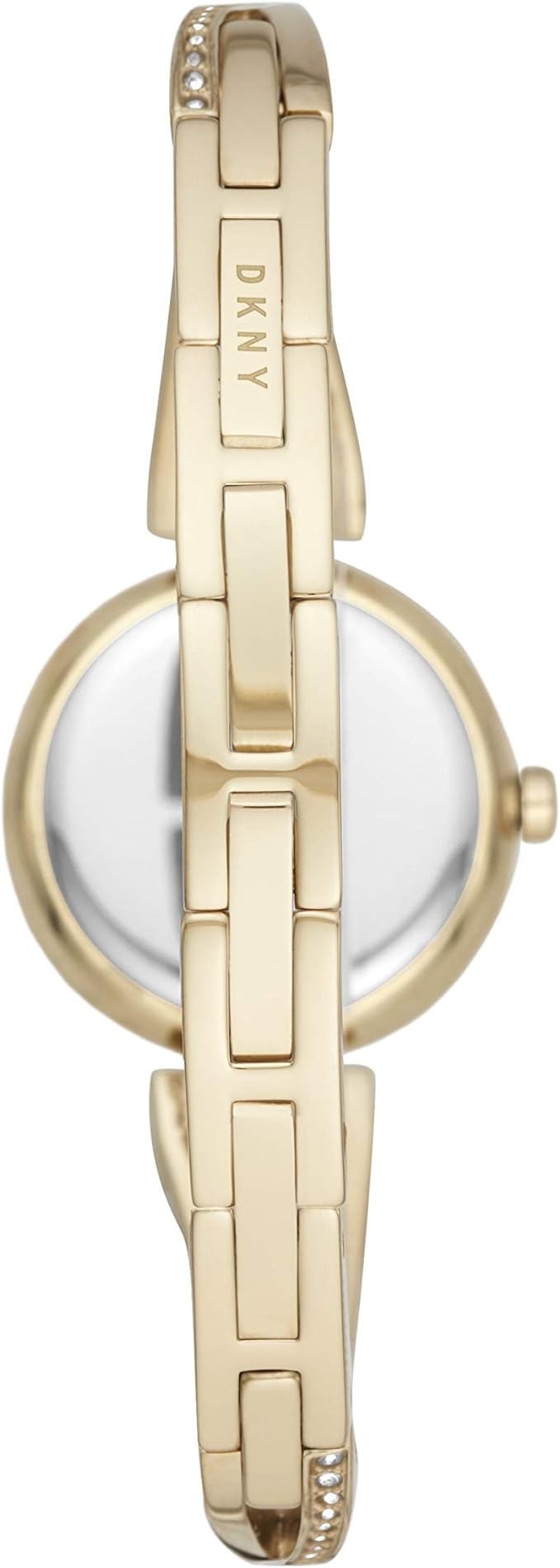 DKNY Women's Crosswalk SS Jewelry-Inspired Dress Analog Watch - 26 mm - Gold