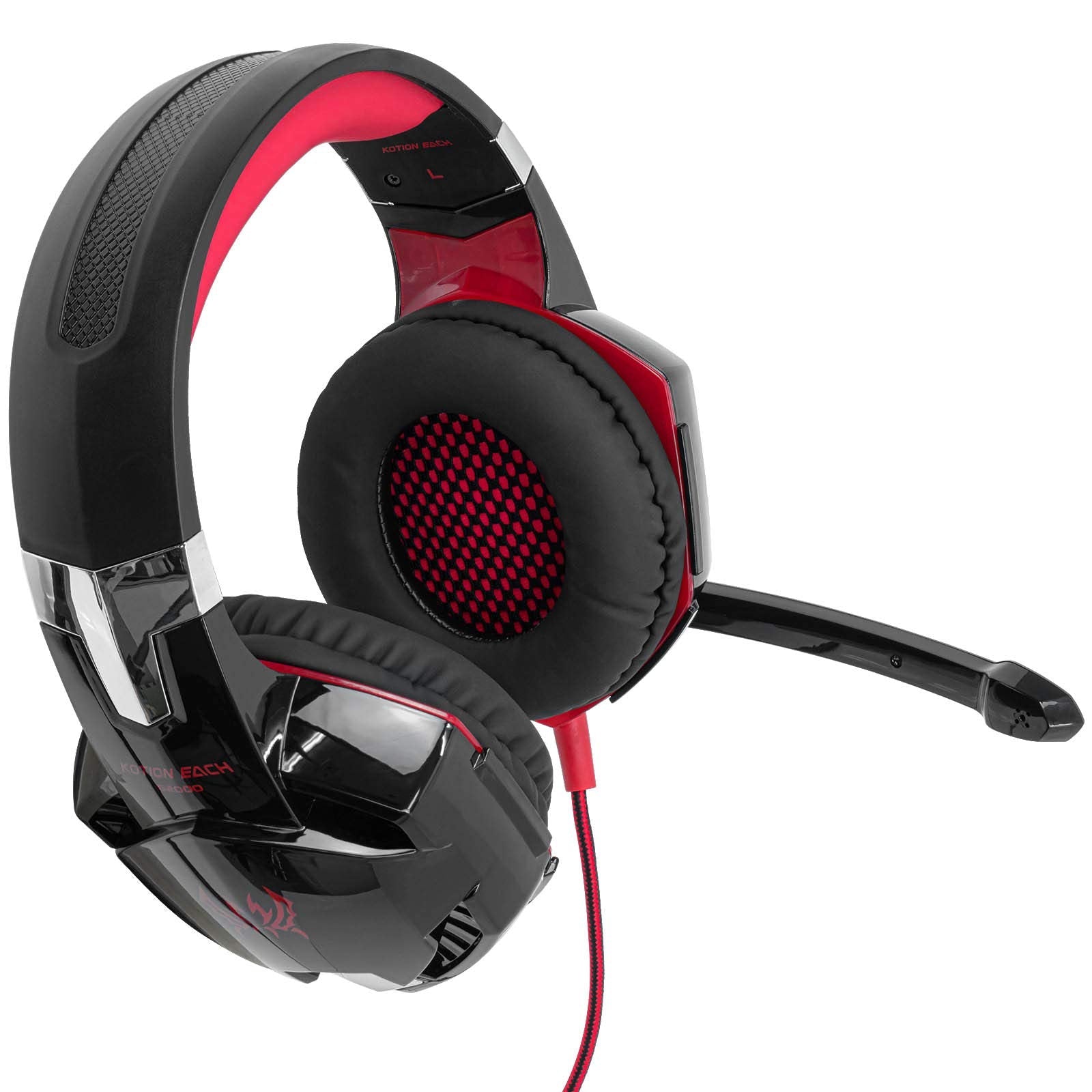 G2000 Gaming Headset Deep Bass Computer Game Headphones with microphone LED Light for computer PC Gamer