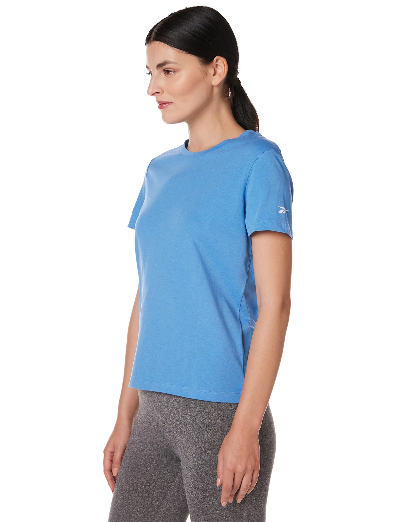 Reebok WOR COMM Cotton T-shirt ESSBLU H65588 TRAINING T-SHIRT (SHORT SLEEVE) For Women