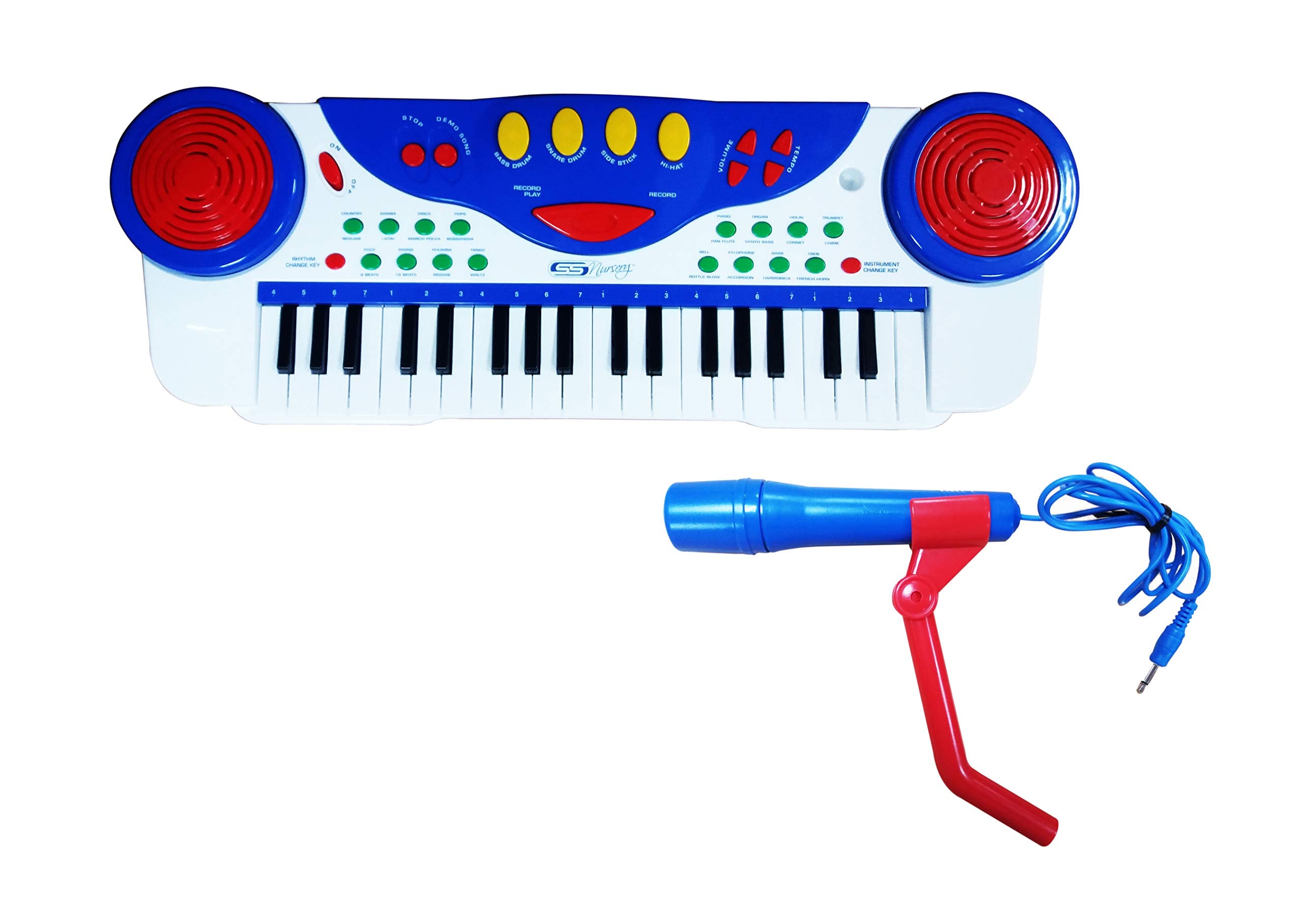 Kidztoyz Ssonic 11041 My First Keyboard And Mic Musical Toy