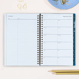 Blue Sky 2022-2023 Academic Year Weekly and Monthly Planner, 12.7 cm x 20.3 cm, Frosted Flexible Cover, Wirebound, Bakah (131969-A23)