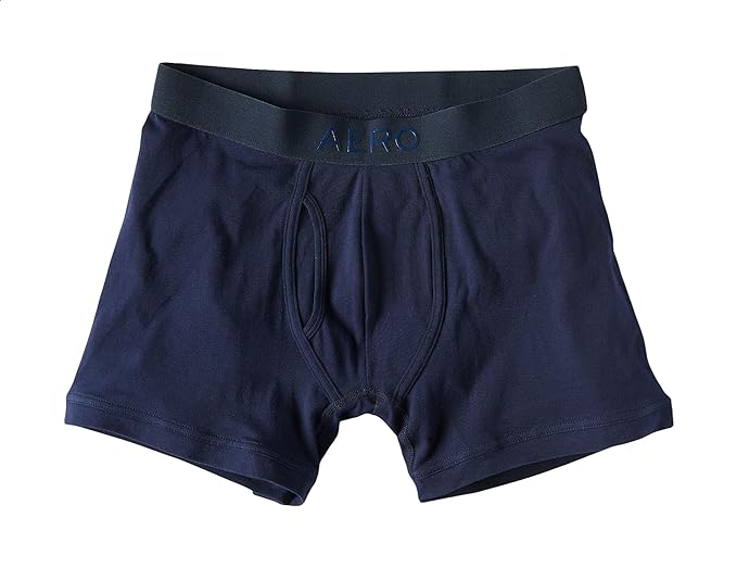 Aeropostale Rubberized Logo Knit Boxer Briefs - Navy (Size: XS)