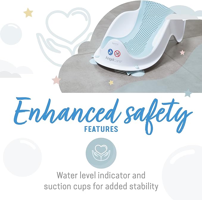 Angelcare Soft Touch Mini Bath Support Aqua