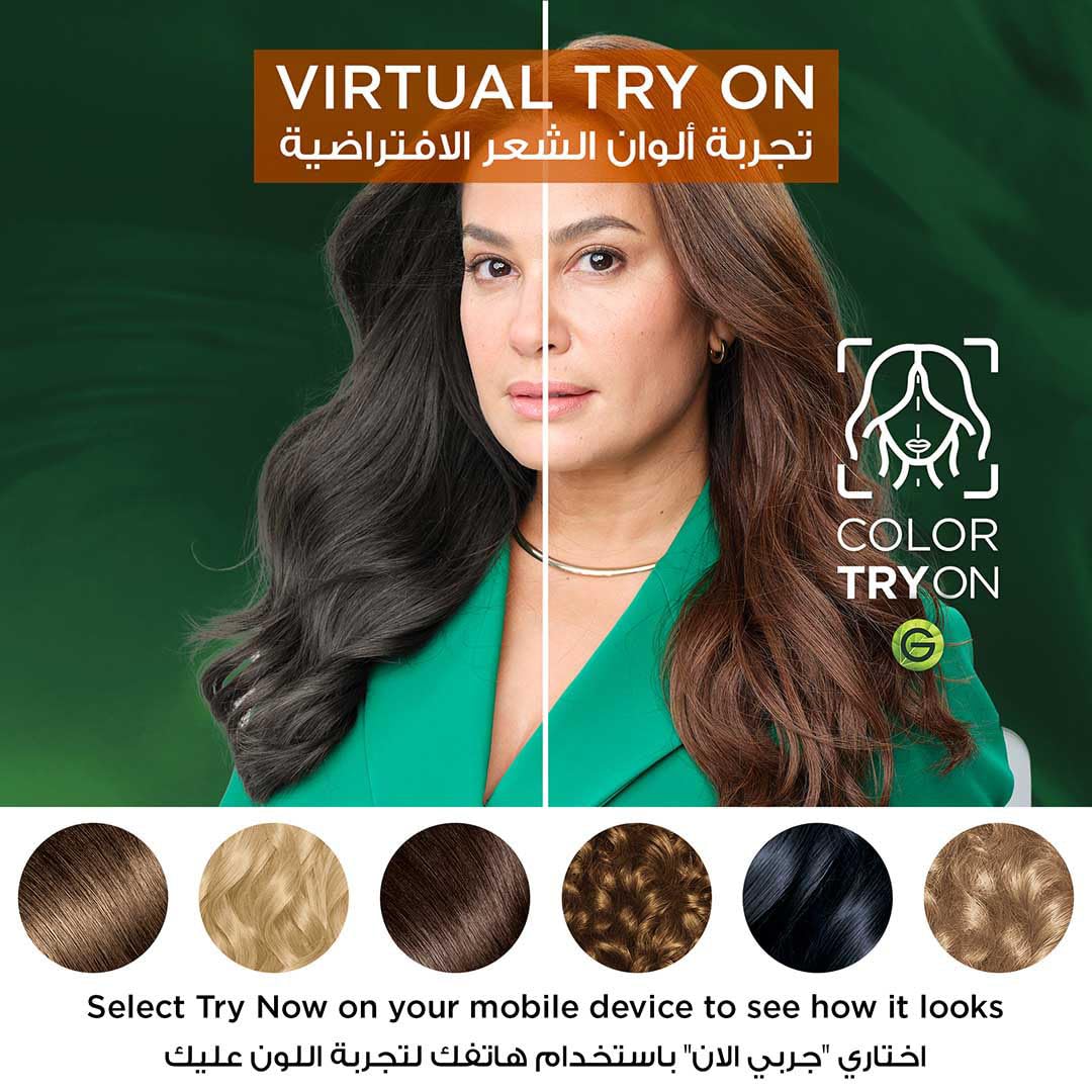 Garnier Hair Colour, With 3 Nourishing Oils, Grey Covereage, Long-lasting Shiny Colour, Natural-looking Result, For All Hair Types