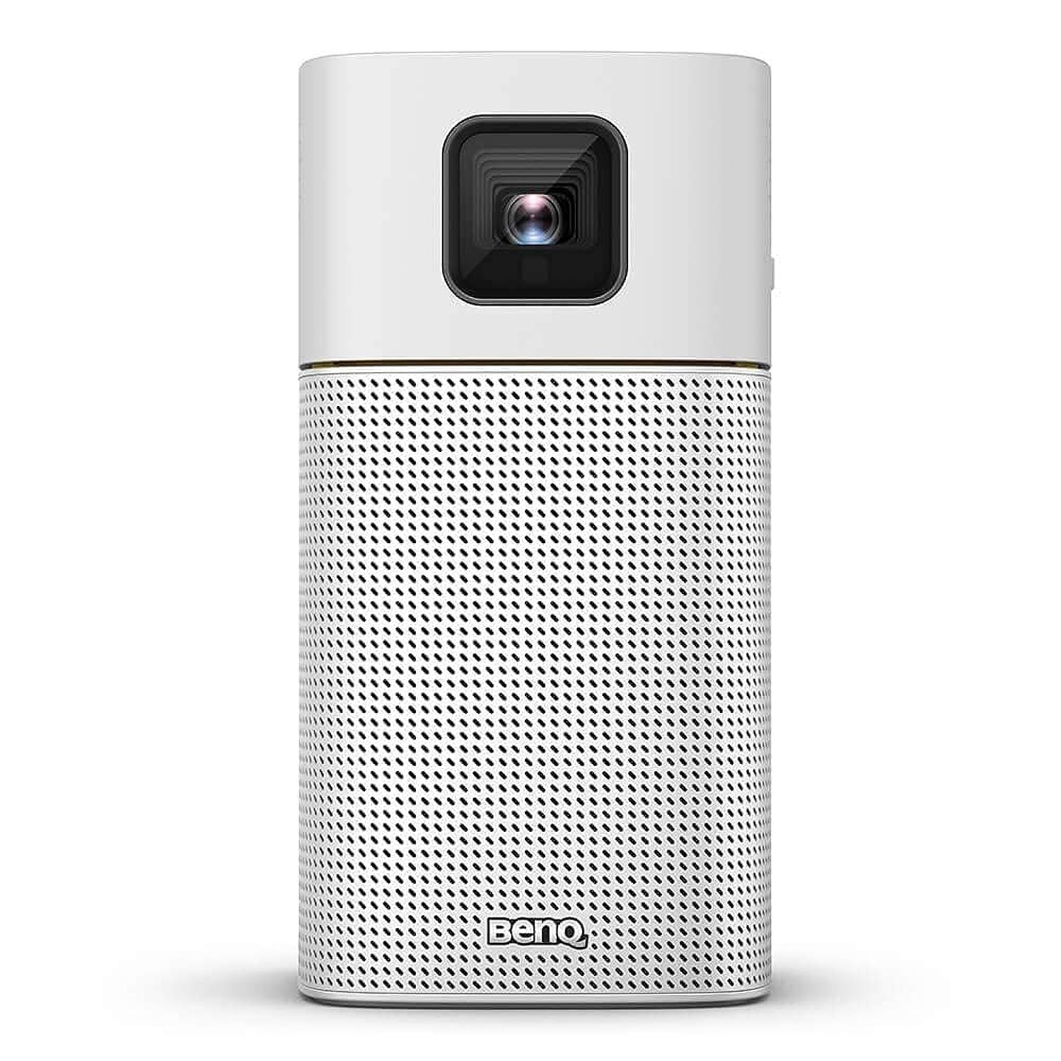 BenQ GV1 Wireless 200 Lumen Mini Portable Projector|5W Bluetooth Speaker|WiFi Projector| Built in Apps | USB-C, HDMI | Cast & Play |Android Projector| 3Hr Battery|Movie Projector |Outdoor Projector