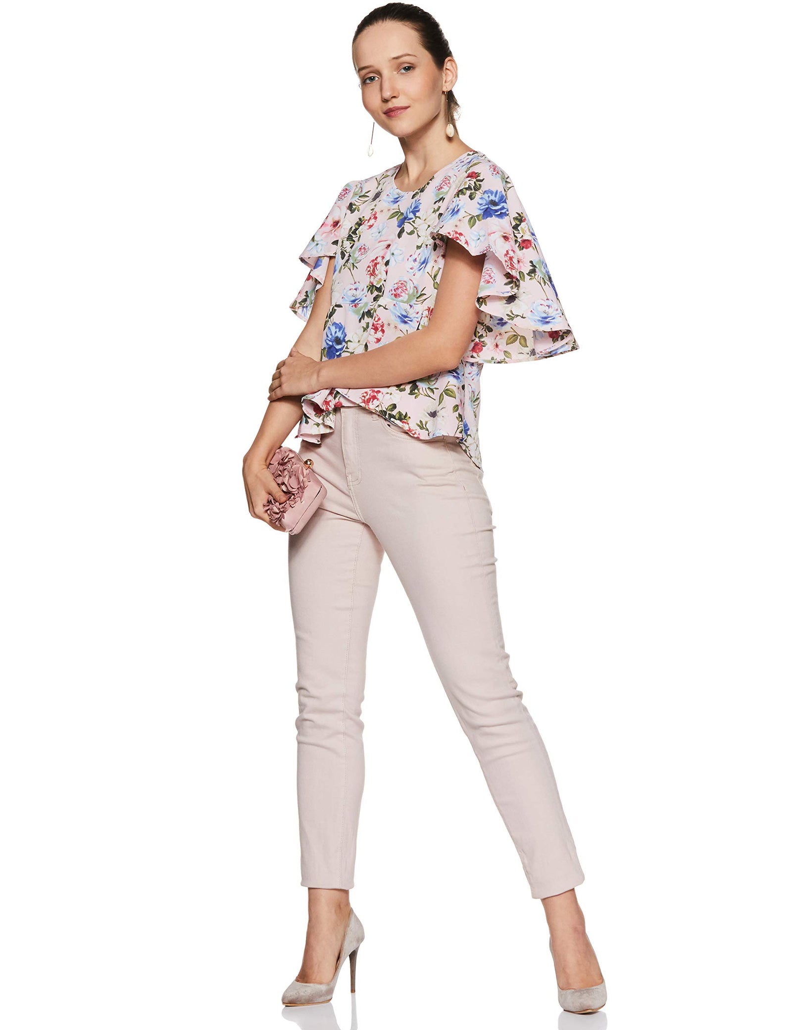 KRAVE Women's Floral Regular Top