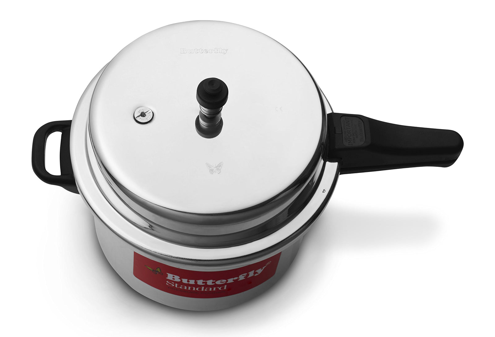 Butterfly Standard Aluminium Pressure Cooker, 7.5 Litre