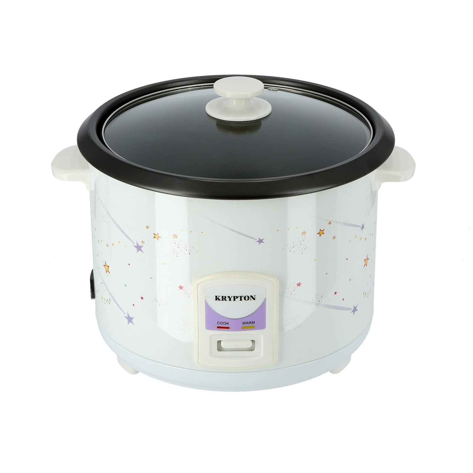 1000W 2.8L Rice Cooker With Steamer | Non-Stick Inner Pot, Automatic Cooking, Easy Cleaning, High-Temperature Protection, Krypton, Multicolour, Knrc6106