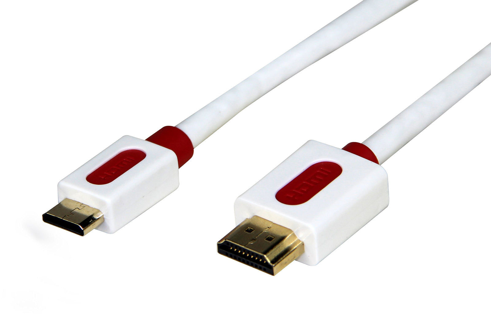 Promate Mini HDMI Cable Gold Plating (24K) 1.5m White linkMate.H2, Clear