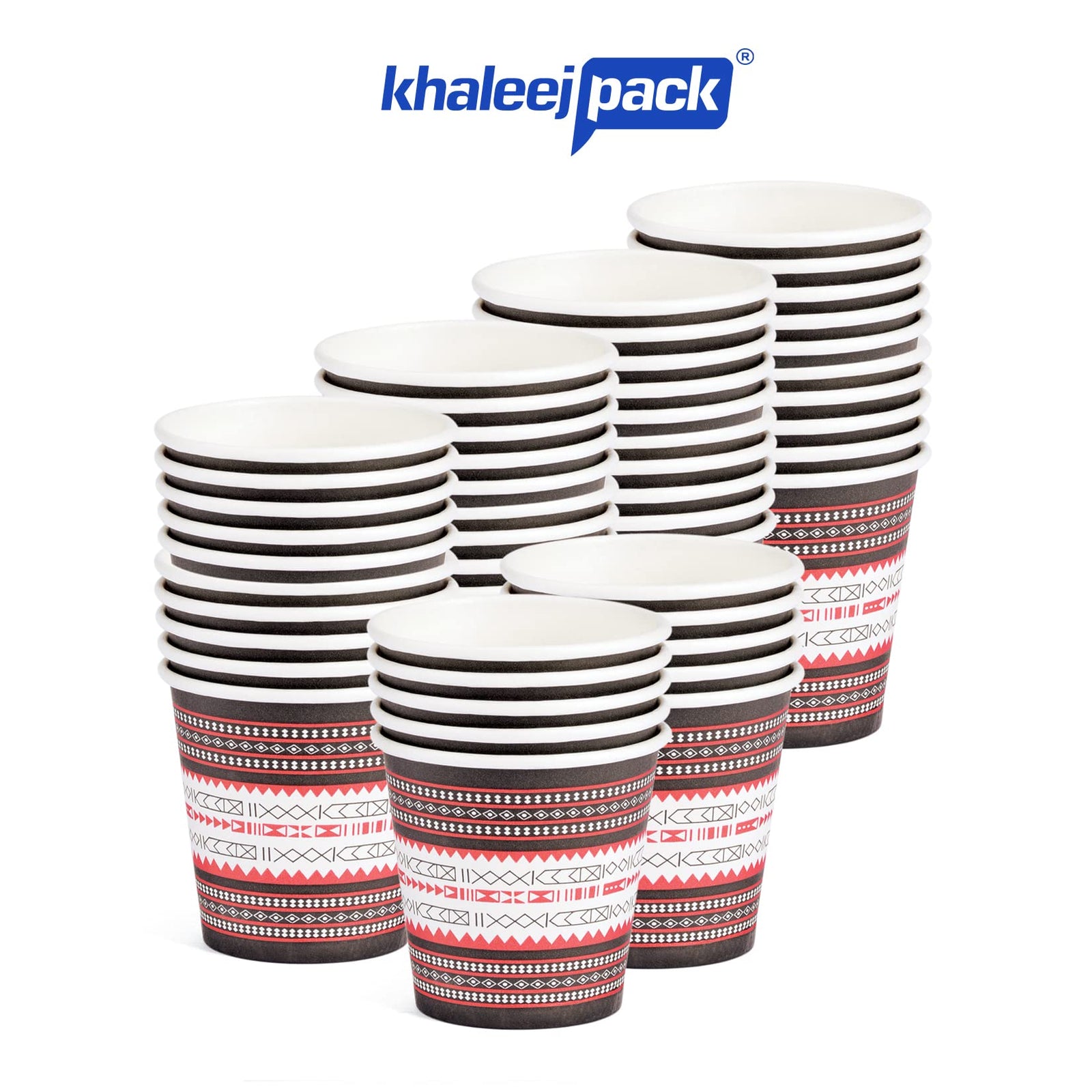 Khaleej Pack [2,000] 2.5 oz Disposable Paper cups Eco-Friendly & Heat-resistant, Coffee Cups – Tea Cup- Kahwa Cups, Bulk Durable Thickened Hot and Cold Coffee Paper Cups