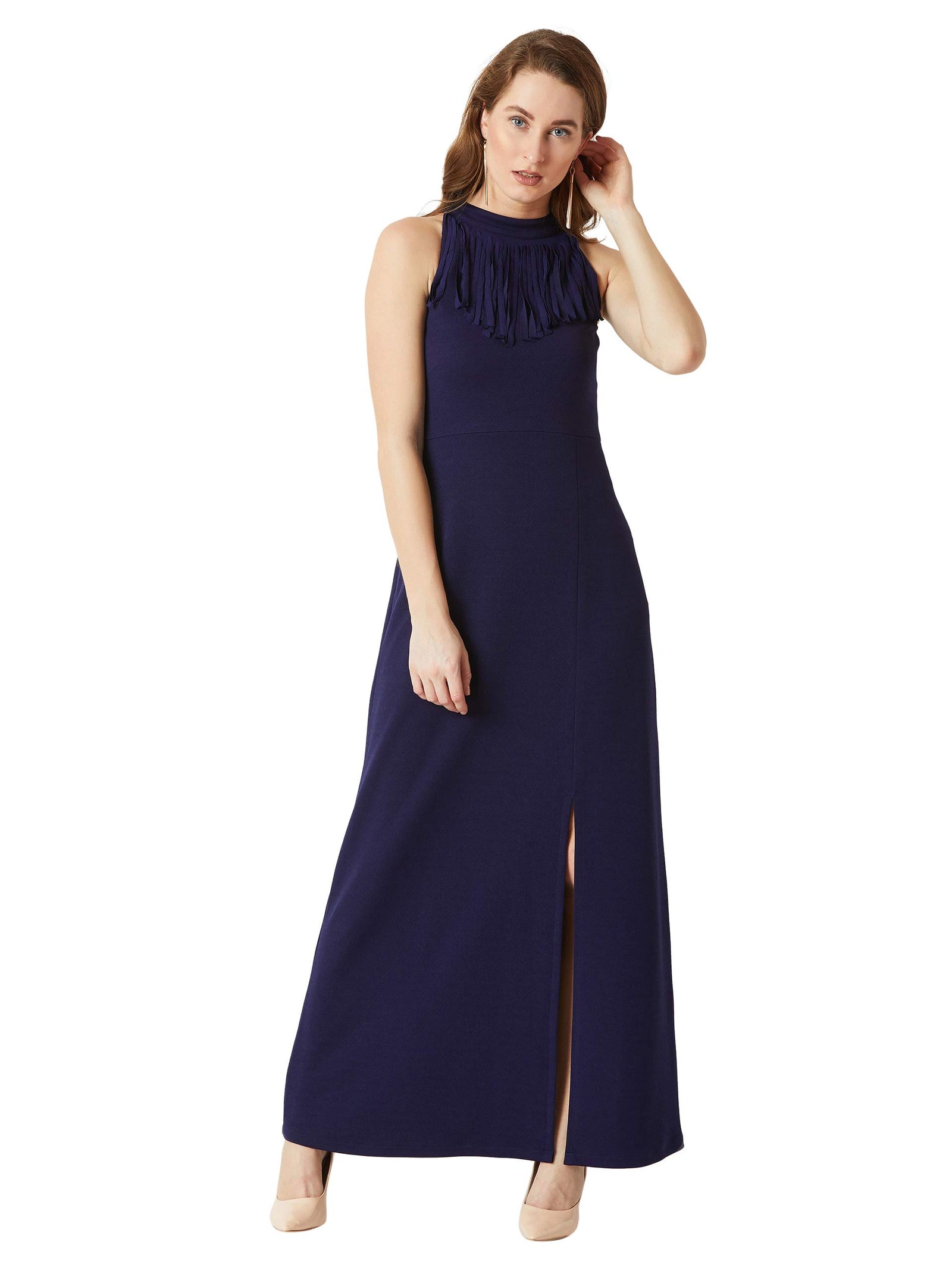 Miss Olive Women's Crepe Maxi Dress