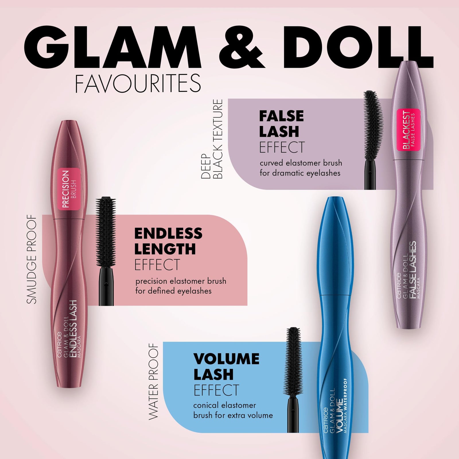 Catrice Glam & Doll False Lashes Mascara - 010 Black