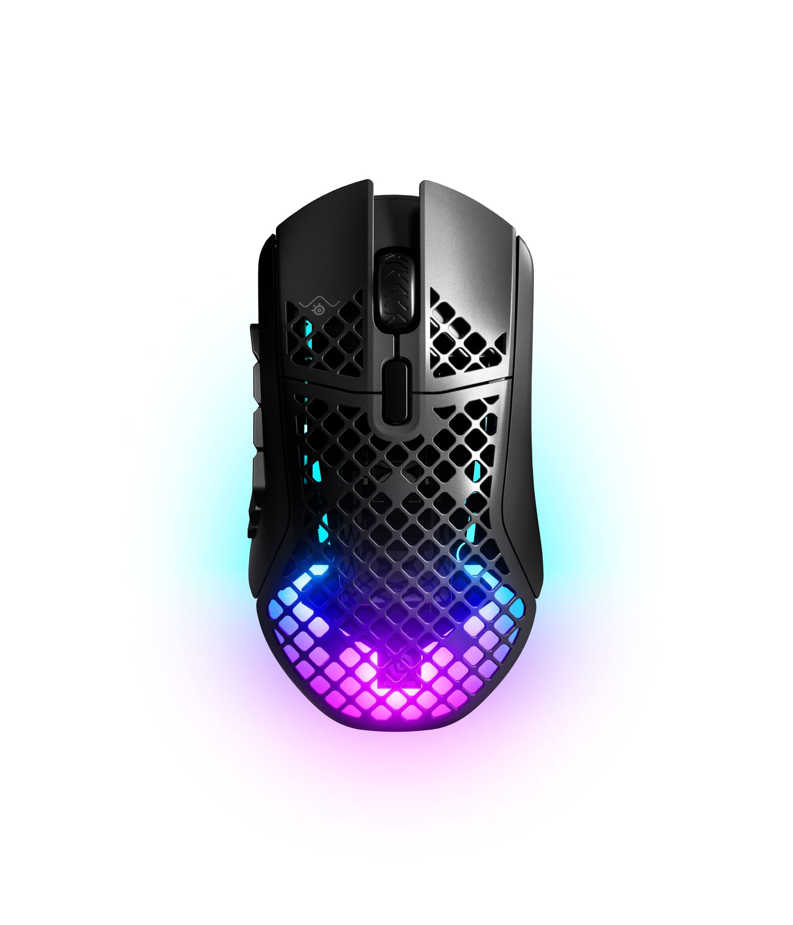 SteelSeries Aerox 9 Wireless Gaming Mouse – Ultra Lightweight MMO/MOBA – 89g – 18 Programmable Buttons – Bluetooth/2.4 GHz – IP54 Water Resistant – 180 Hr Battery, Black