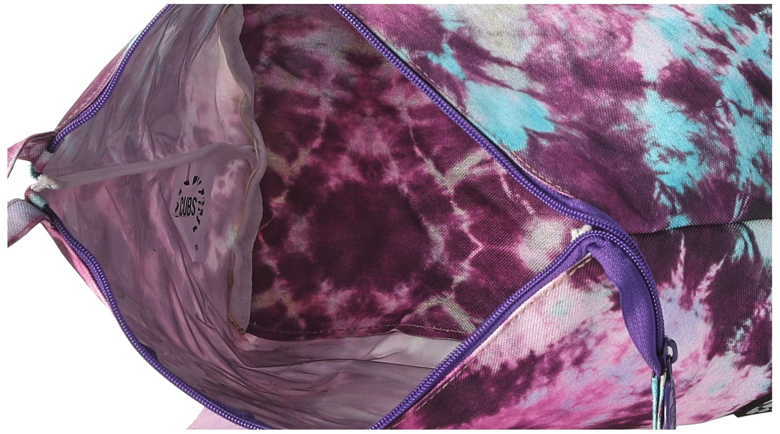 CUBS Multicolour Purple Tie Dye large Pouche