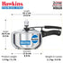 Hawkins Stainless Steel Induction Compatible Inner Lid Pressure Cooker, 2 Litre, Silver (HSS20)