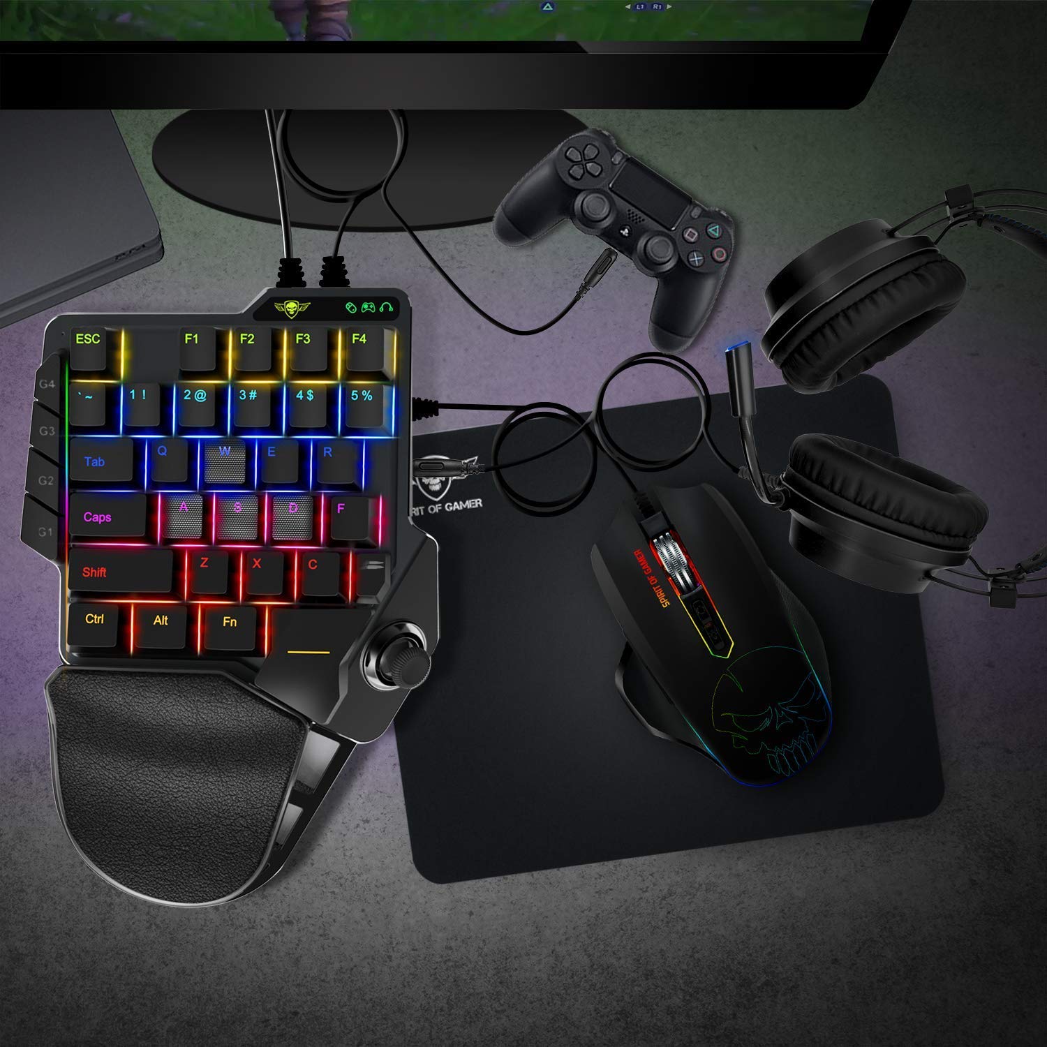 Spirit Of Gamer XG900 Combo Keyboard RGB OPTO Mechanical SWITCH & RGB Mouse