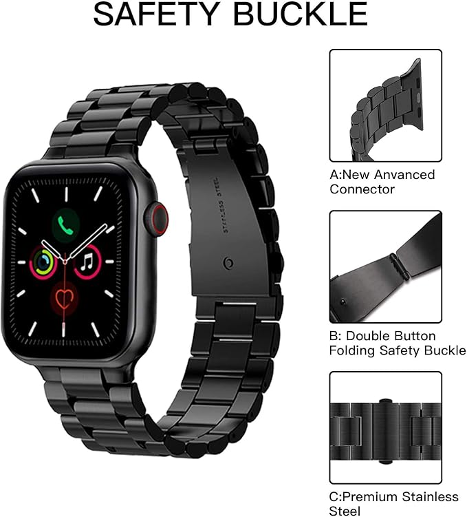 AccLoo Stainless Steel Watch Band for Apple Watch