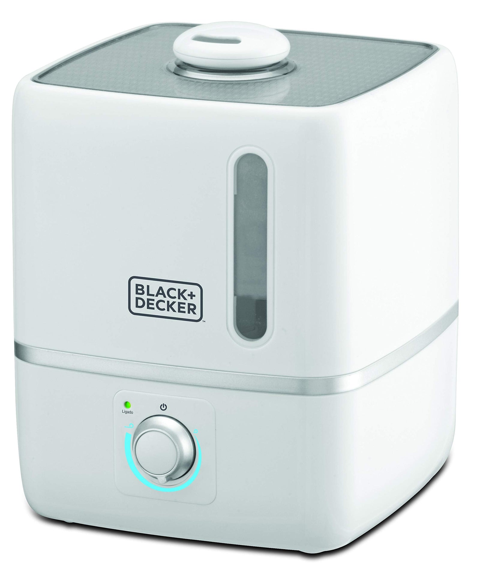 Black+Decker 3L Air Humidifier Area Coverage 430sqft Ultrasonic System With Mist Level Control, Auto Shutoff and Water Indicator That Removes Impurities From The HM3000-B5