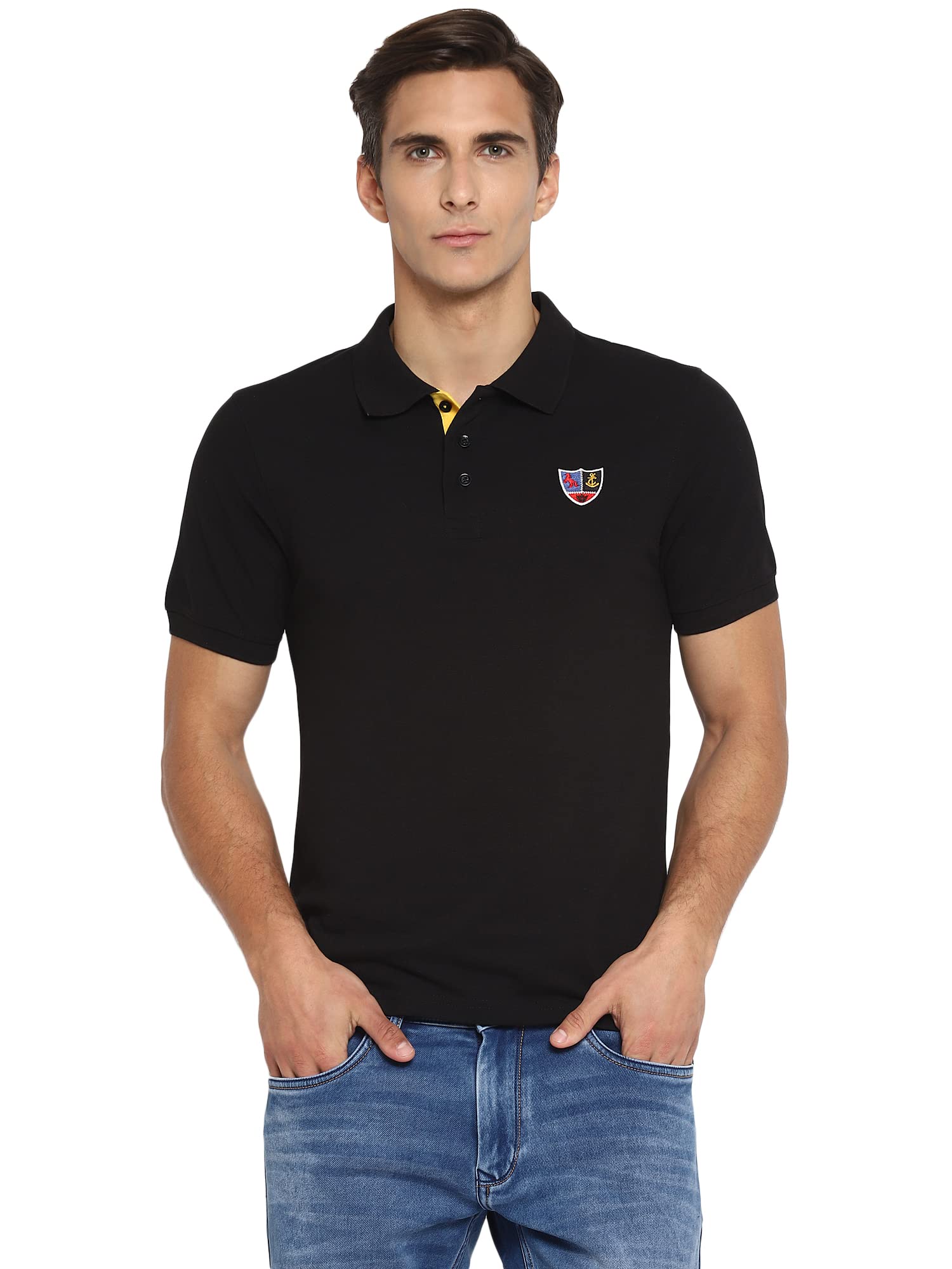 Deniklo Men's Regular fit Polo Shirt,Size XXL