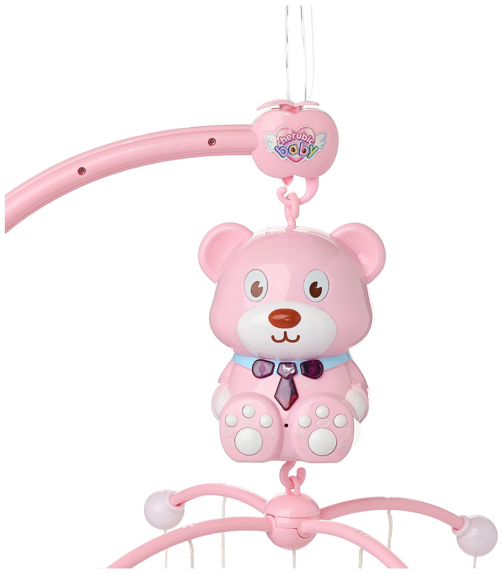 Remote Controlled Crib Nature Musical Mobile - Pink