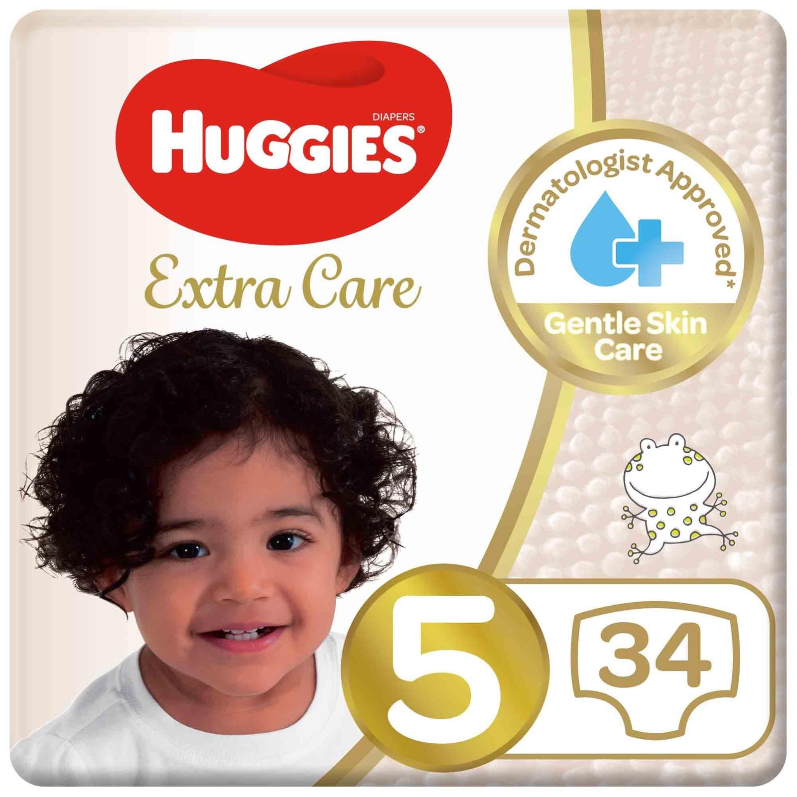 Huggies Extra Care, Size 5, 12 -22 kg, Value Pack, 34 Diapers