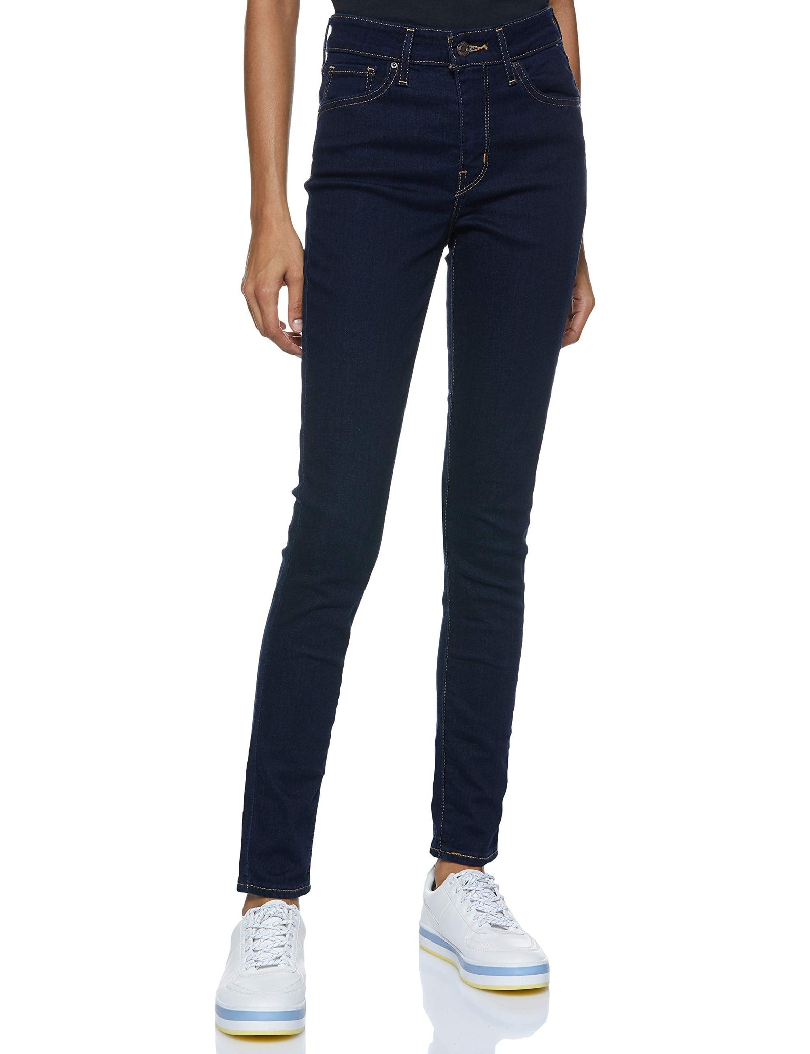 Levi's Women's 721 High Rise Skinny Jeans, Color: Dark Indigo