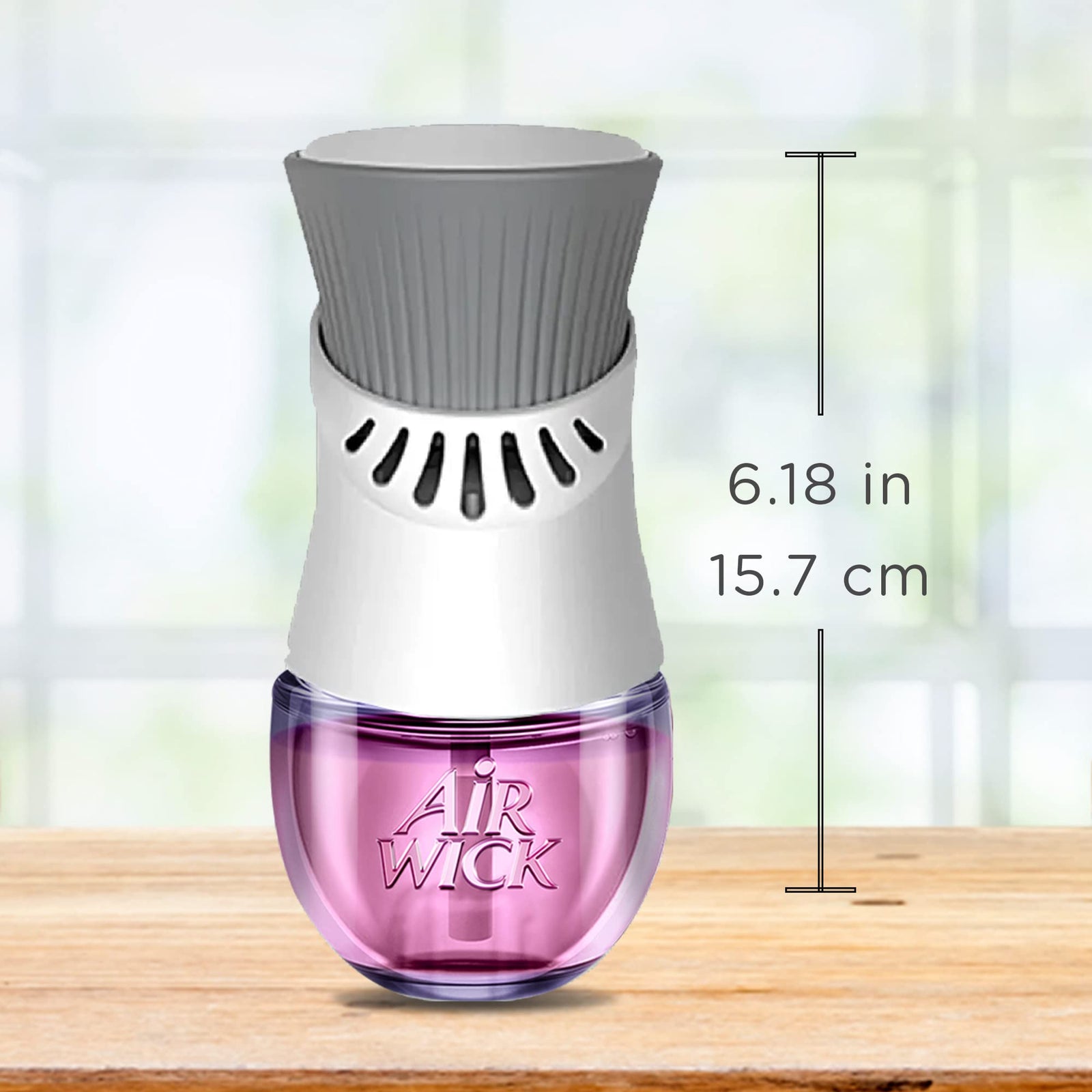 Air Wick Scented Oil Fragrance Diffuser Refill, Eliminates Bad Odour like Cat Litter Smell, Cherry Blossom Fragrance, 19 ml (Pack of 2)