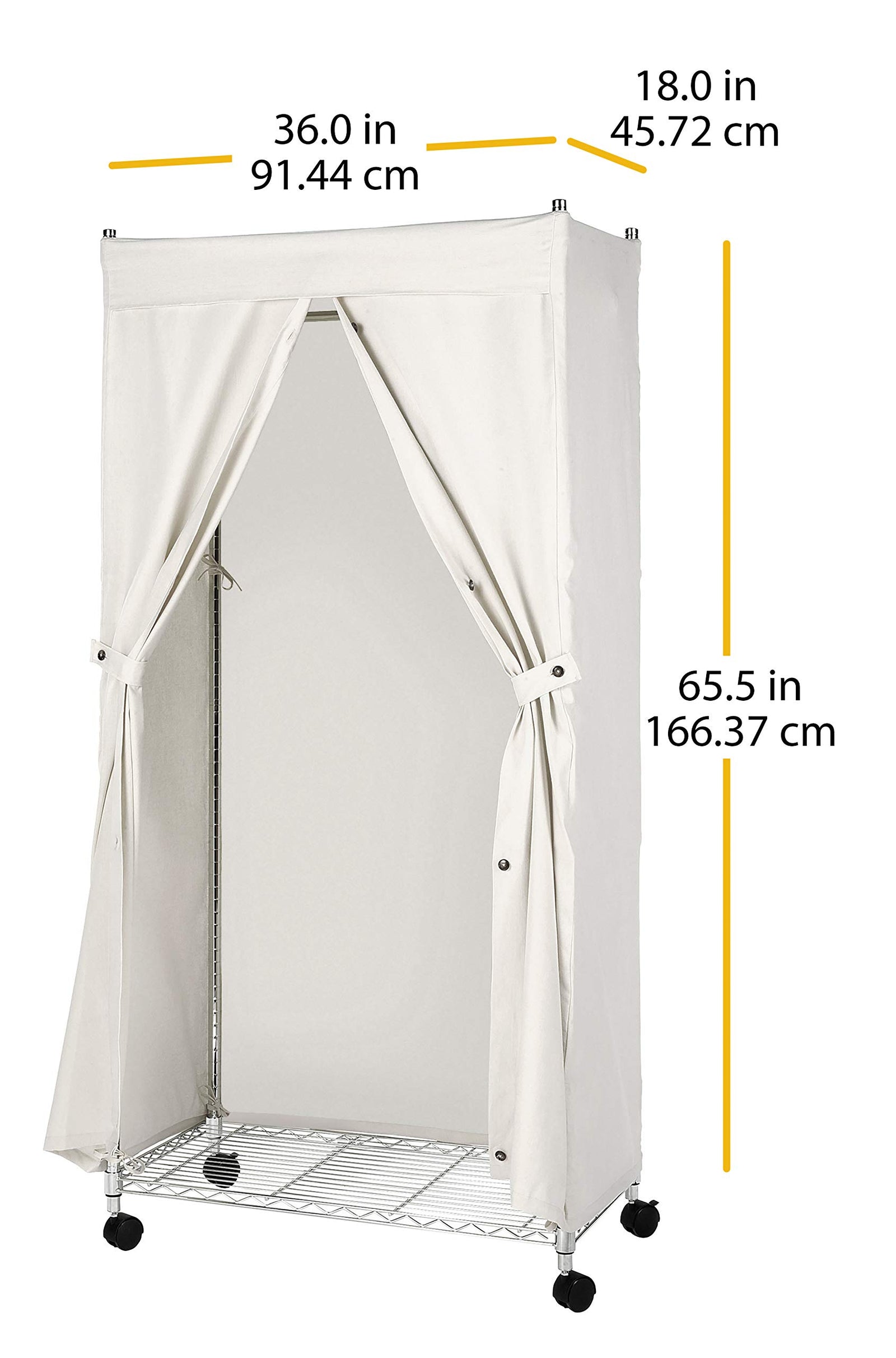 Whitmor Canvas Cover Only For Garment Rack