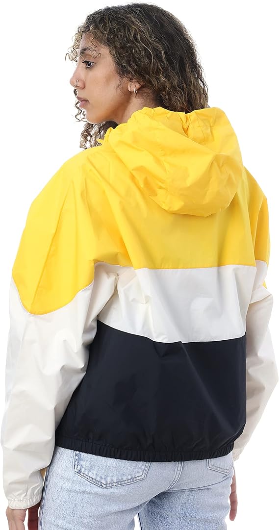 ANTA womens Anta Cross Training SINGLE JACKET For Women Jacket , Yellow - White - Black , M