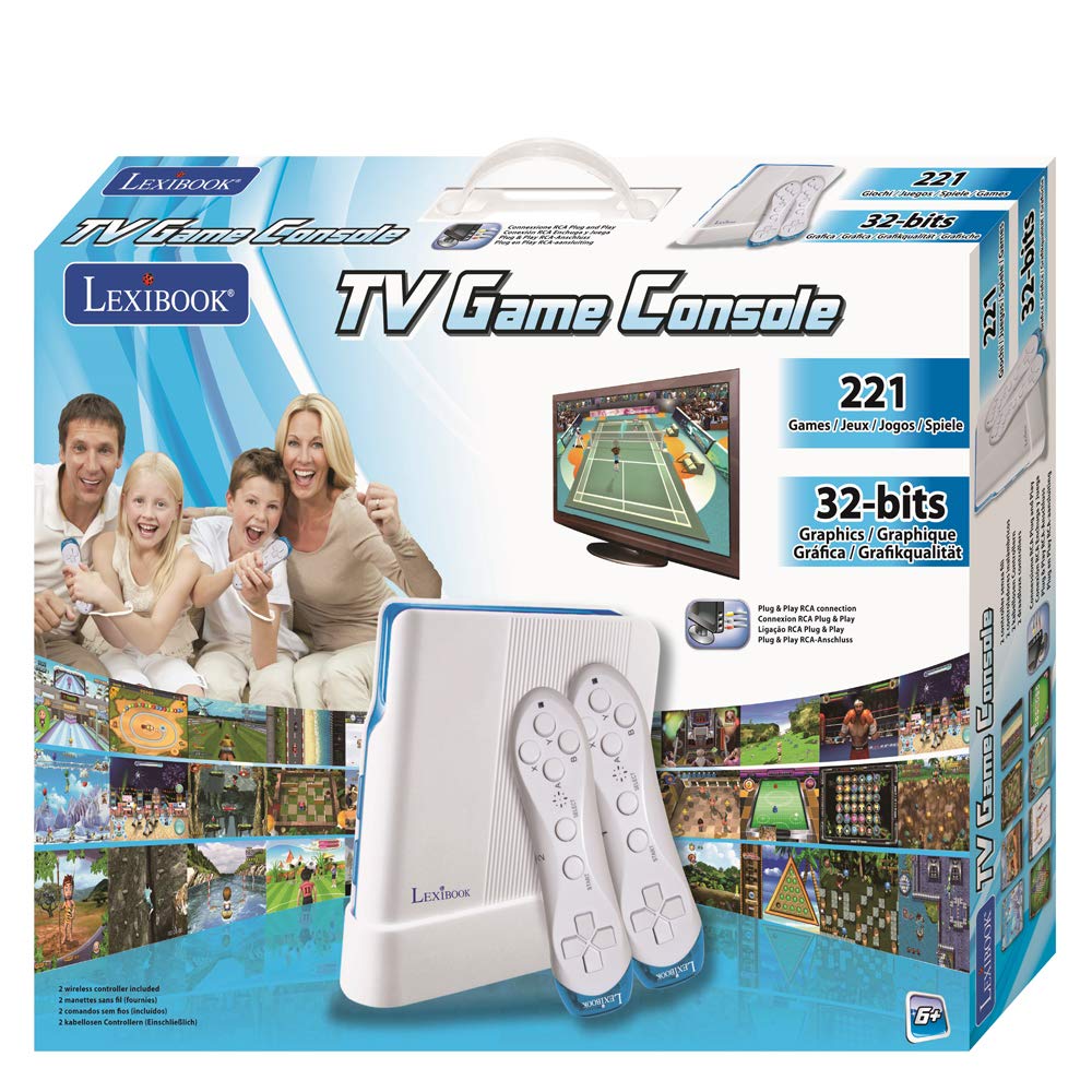 Lexibook JG7425 TV Game Console 221-in-1