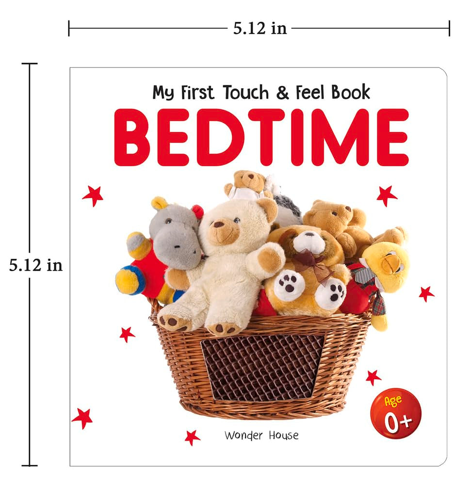 Prakash books My First Of Touch And Feel - Bedtime : Touch And Feel Board For Children