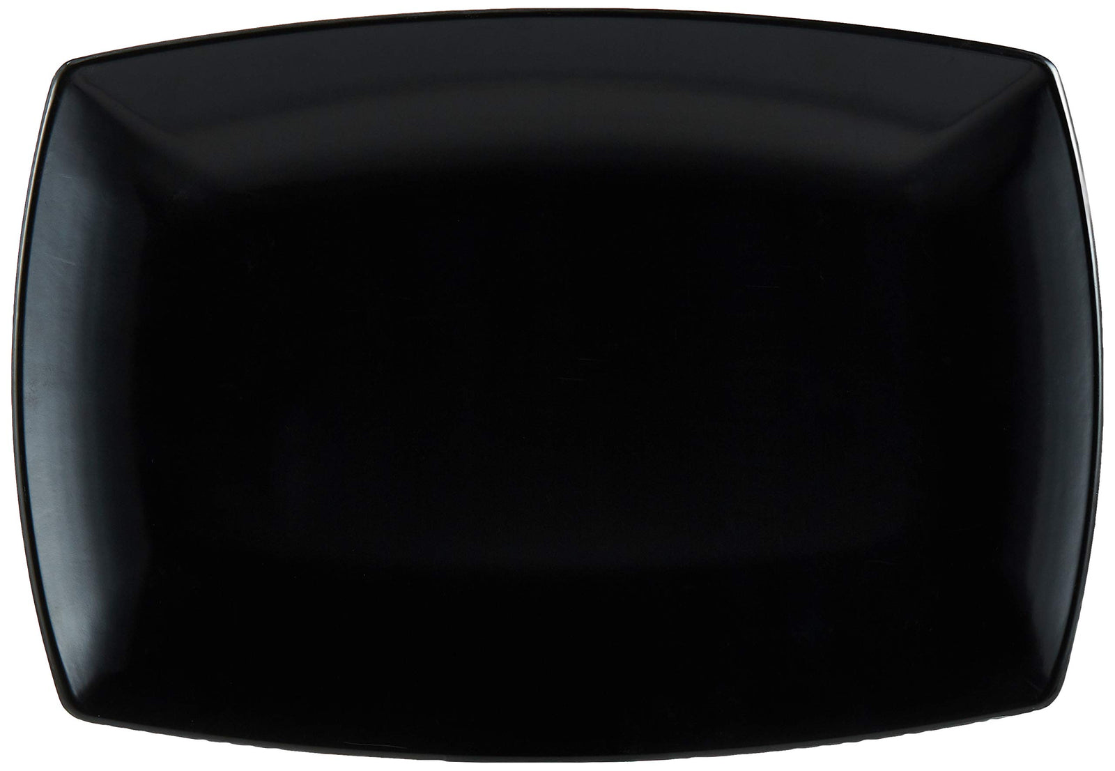 Servewell Melamine Horeca Black Square Rectangular Platter 14.5