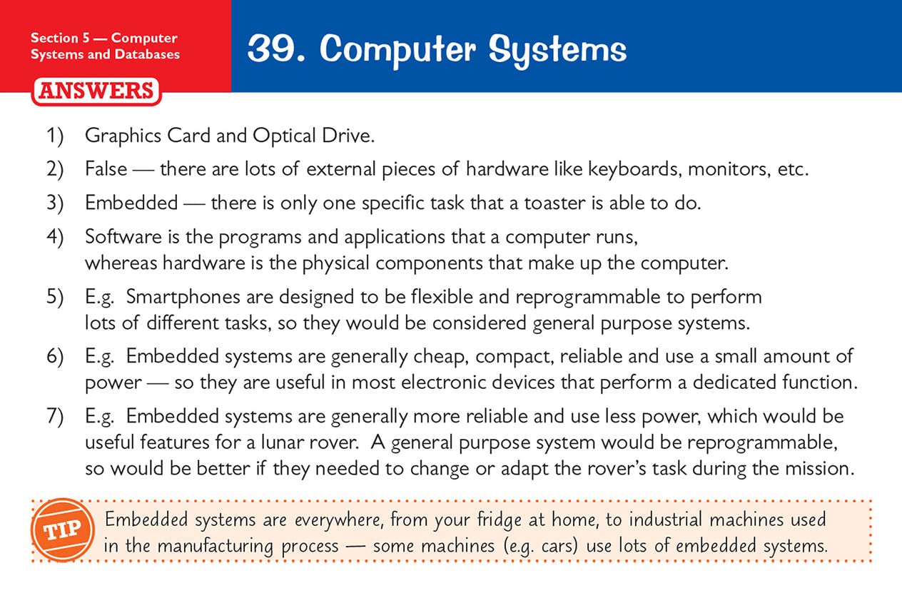 New GCSE Computer Science AQA Revision Question Cards