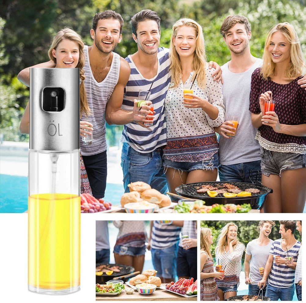 Zophen Olive Oil Sprayer for Cooking, Olive Oil Spray Bottle, Olive Oil Sprayer Mister, Olive Oil Spray for Cooking, BBQ, Salad, Baking, Roasting, Grilling, Kitchen