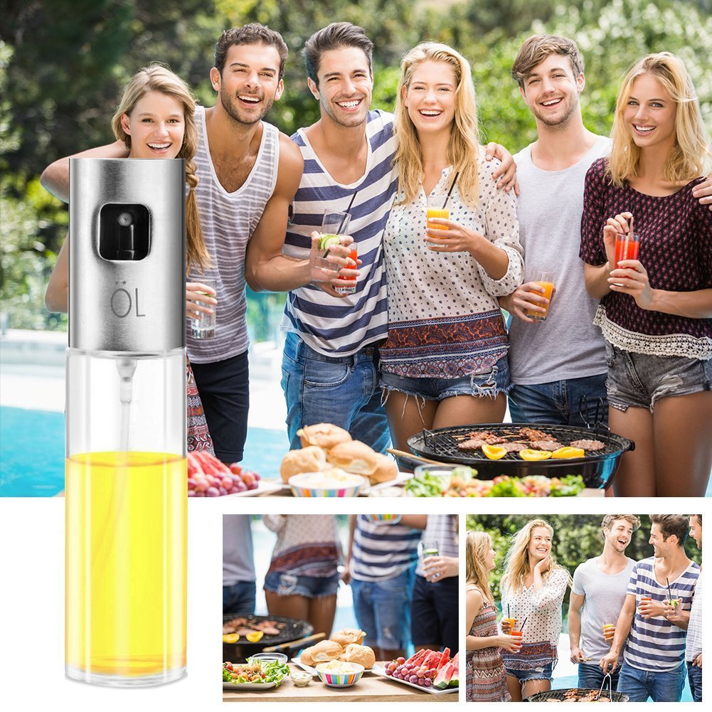 Zophen Olive Oil Sprayer for Cooking, Olive Oil Spray Bottle, Olive Oil Sprayer Mister, Olive Oil Spray for Cooking, BBQ, Salad, Baking, Roasting, Grilling, Kitchen
