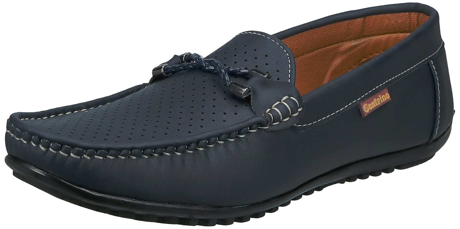 Centrino Men's 9910 Navy Loafers_8 UK (9910-02)