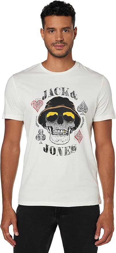 Jack & Jones mens Captain Crew Neck T-Shirt (pack of 1)