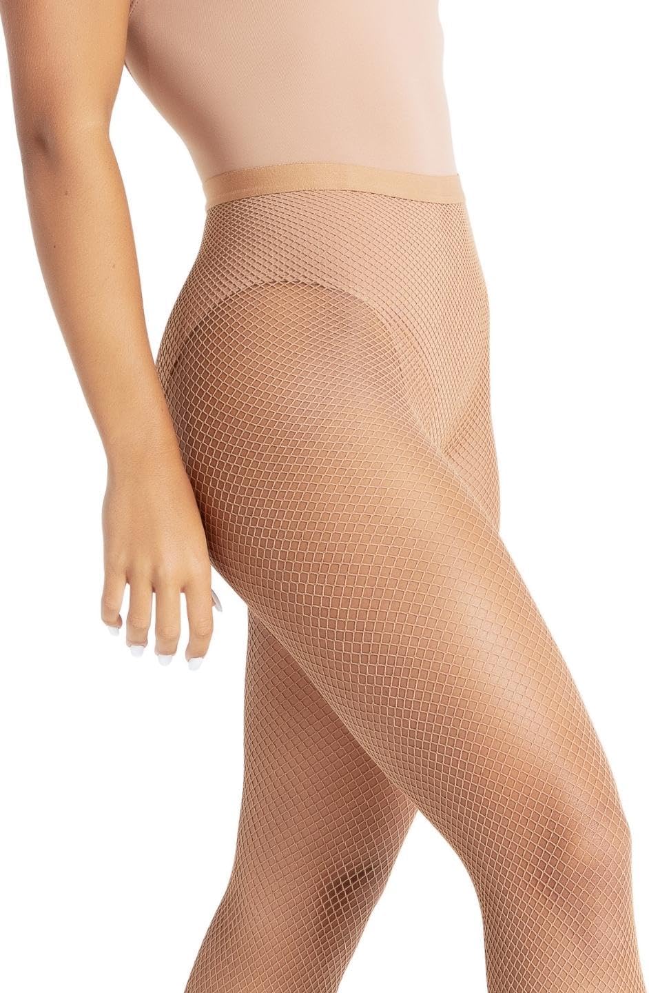 Capezio Women's Professional Fishnet Seamless Tight Tights