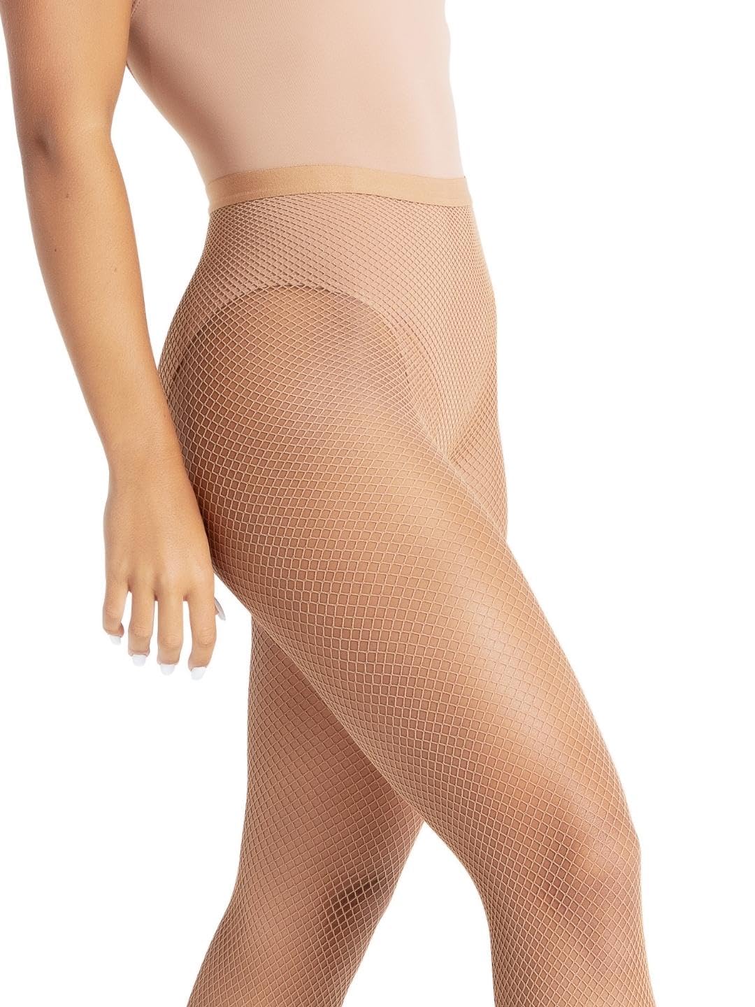 Capezio Women's Professional Fishnet Seamless Tight Tights