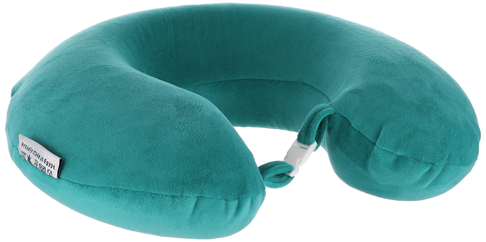 Continental comfort neck pillow memory foam velveteenteal