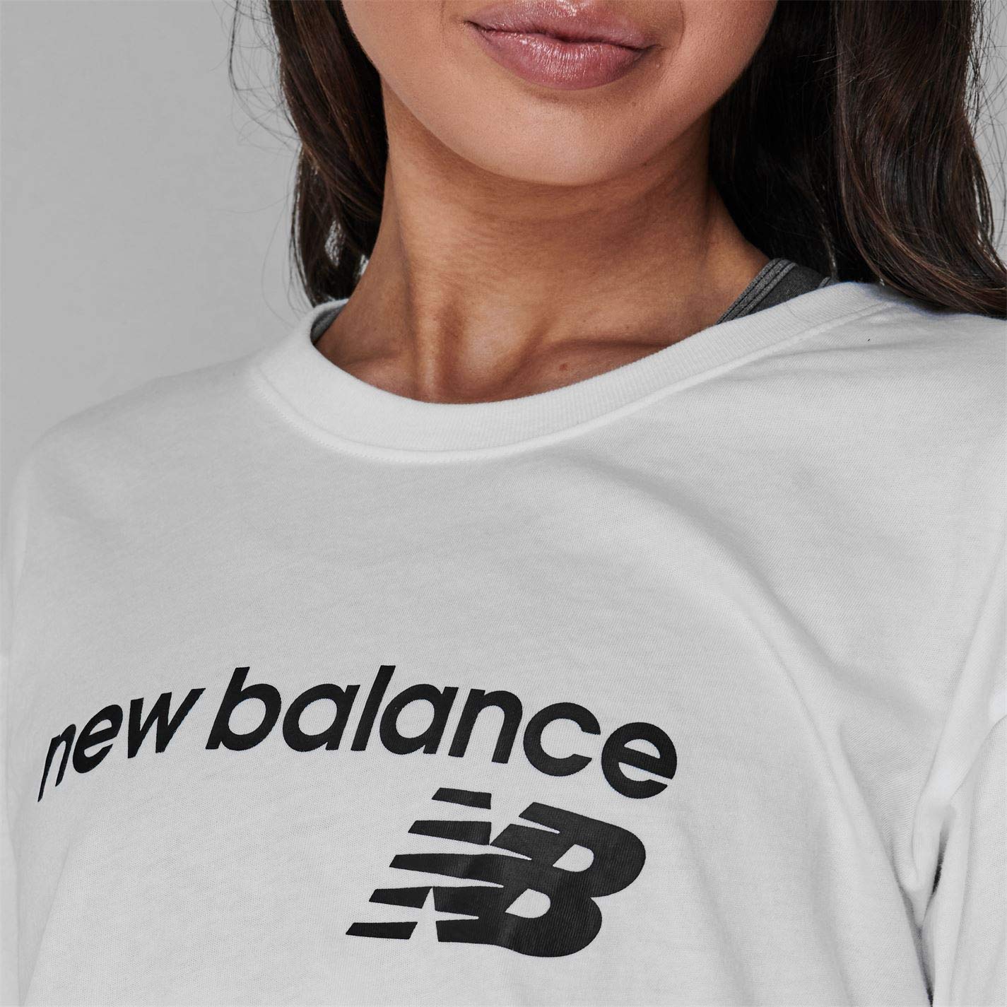 New Balance womens NB Classic Core Stacked Tee T-Shirt