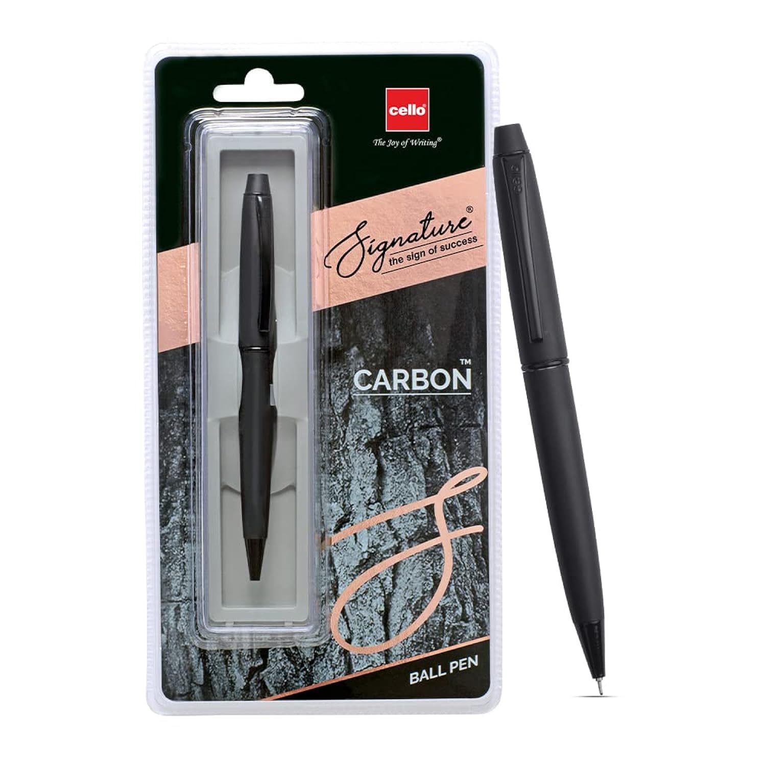 Cello Special Valentine Gift Cello Signature Carbon Ball Pen | Blue Pack of 1 Premium for Smooth Writing Gifting Pens