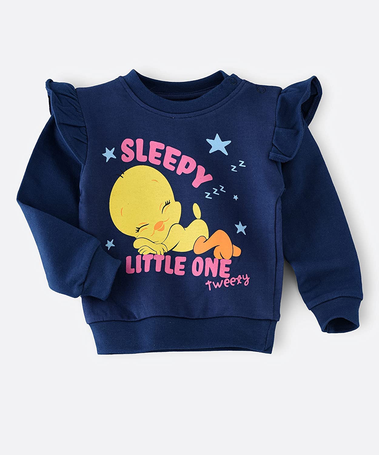 Looney Tunes Tweety Sweatshirt for Infant Girls - Navy, 0-6months